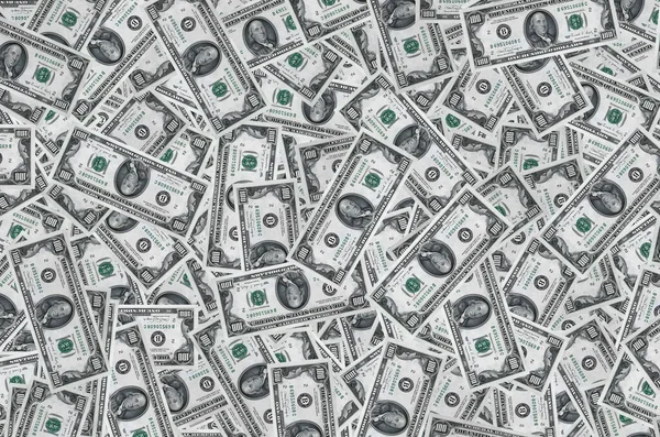 One Hundred Dollars Pile Background — Stock Photo, Image