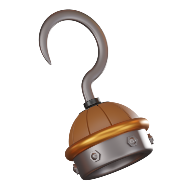 3B Render Korsan Kanca Simgesi ResmiComment