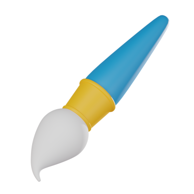 Sanatçılar ve tasarımcılar için gerekli boya fırçası. Görsel ifadenin ve sanatsal zanaatkarlığın özünü aktarmak için ideal. 3 Boyutlu resimleme