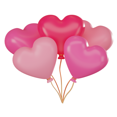 Romantik kutlamalar, düğün dekorları ve bayram temaları için tasarlanmış üç boyutlu kalp şeklinde balonlar. Aşk temalı projelere çok yönlü bir katkı.