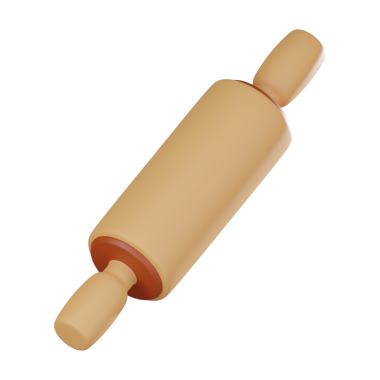 Pürüzsüz bir 3D iğne geleneksel mutfak malzemelerini yakalıyor. Yemek tasarımı için mükemmel, hamur hazırlama görselleri, ve modern kıvrımlı kırsal pişirme projeleri..