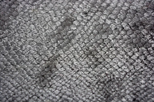 Серый Пушистый Бархатный Ткань Интересным Интригующим Рисунком Виде Змеиной Кожи — стоковое фото