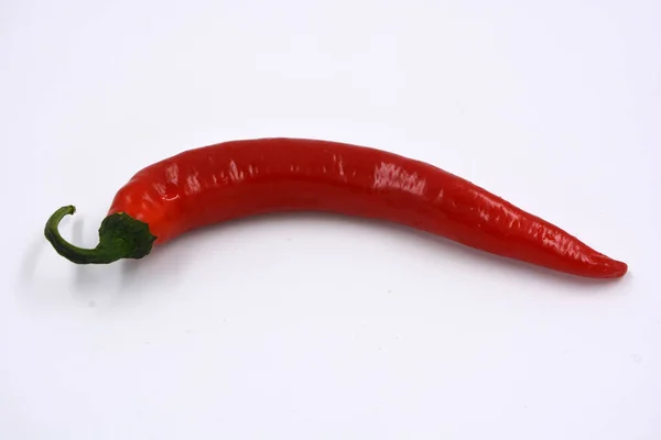 Friss Zöldségek Fűszeres Fűszerek Élénk Piros Vékony Nagyon Forró Chili — Stock Fotó