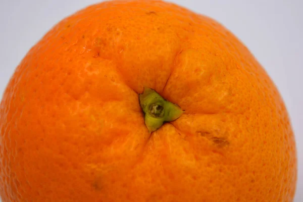 Νόστιμα Και Υγιεινά Ώριμα Φρούτα Ένα Μεγάλο Πορτοκαλί Γλυκό Πορτοκάλι — Φωτογραφία Αρχείου