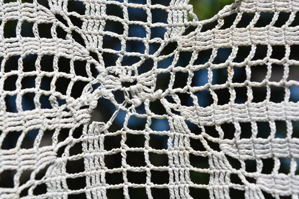 El yapımı, güzel desenler, desenli kumaş örgüsü, beyaz kumaş masa örtüsü, parlak iplikler..