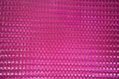 Sıradışı parlak pembe arka plan, hologram yansıtıcı etki, küçük parçacıklar yakın çekim.