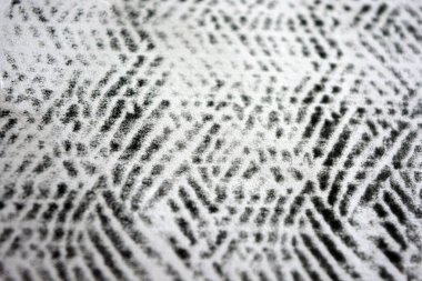 A4 kağıdından beyaz ofis kağıtları, üzerine lazer yazıcı basılmış - grafiklerin, dokunun, yapının, şekillerin, geçmişlerin alışılmadık çizimleri.