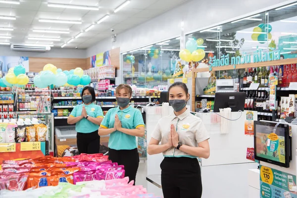 Bangkok Tayland Kasım 2021 Tanımlanamayan Süpermarket Veya Hipermarket Yiyecek Alışverişi — Stok fotoğraf