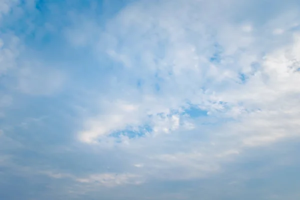 Хмарний Пейзаж Природного Неба Блакитним Небом Білими Хмарами Небі Використовують — стокове фото