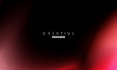 Soyut sıvı gradyan arkaplan. Siyah ve Kırmızı Akışkan Renk Gradyanı. Reklamlar, Banner, Poster, Kapak, Web, Broşür, Duvar Kağıdı ve Broşür için Tasarım Şablonu. Vektör.