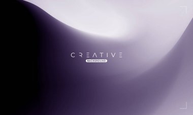 Soyut sıvı gradyan arkaplan. Siyah ve Beyaz Akışkan Renk Gradyanı. Reklamlar, Banner, Poster, Kapak, Web, Broşür, Duvar Kağıdı ve Broşür için Tasarım Şablonu. Vektör.