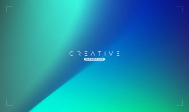 Soyut sıvı gradyan arkaplan. Mavi ve Yeşil Akışkan Renk Gradyanı. Reklamlar, Banner, Poster, Kapak, Web, Broşür, Duvar Kağıdı ve Broşür için Tasarım Şablonu. Vektör.