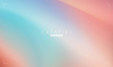 Soyut sıvı gradyan arkaplan. Mavi ve Pembe Sıvı Renk Gradyanı. Reklamlar, Banner, Poster, Kapak, Web, Broşür, Duvar Kağıdı ve Broşür için Tasarım Şablonu. Vektör.