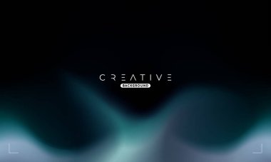 Soyut sıvı gradyan arkaplan. Siyah, Yeşil ve Beyaz Akışkan Renk Gradyanı. Reklamlar, Banner, Poster, Kapak, Web, Broşür, Duvar Kağıdı ve Broşür için Tasarım Şablonu. Vektör.