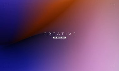 Soyut sıvı gradyan arkaplan. Mavi ve Turuncu Sıvı Renk Gradyanı. Reklamlar, Banner, Poster, Kapak, Web, Broşür, Duvar Kağıdı ve Broşür için Tasarım Şablonu. Vektör.