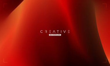 Soyut sıvı gradyan arkaplan. Siyah ve Kırmızı Akışkan Renk Gradyanı. Reklamlar, Banner, Poster, Kapak, Web, Broşür, Duvar Kağıdı ve Broşür için Tasarım Şablonu. Vektör.