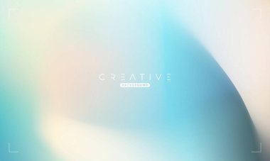 Soyut sıvı gradyan arkaplan. Turuncu ve Mavi Akışkan Renk Gradyanı. Reklamlar, Banner, Poster, Kapak, Web, Broşür, Duvar Kağıdı ve Broşür için Tasarım Şablonu. Vektör.