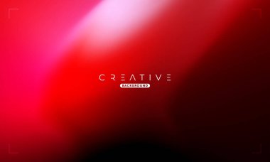 Soyut sıvı gradyan arkaplan. Siyah ve Kırmızı Akışkan Renk Gradyanı. Reklamlar, Banner, Poster, Kapak, Web, Broşür, Duvar Kağıdı ve Broşür için Tasarım Şablonu. Vektör.