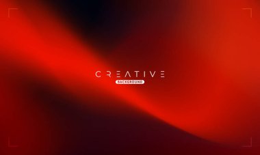 Soyut sıvı gradyan arkaplan. Siyah ve Kırmızı Akışkan Renk Gradyanı. Reklamlar, Banner, Poster, Kapak, Web, Broşür, Duvar Kağıdı ve Broşür için Tasarım Şablonu. Vektör.