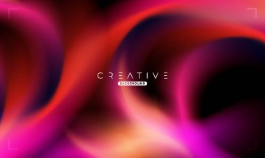 Soyut sıvı gradyan arkaplan. Kırmızı ve Mor Sıvı Renk Gradyanı. Reklamlar, Banner, Poster, Kapak, Web, Broşür, Duvar Kağıdı ve Broşür için Tasarım Şablonu. Vektör.