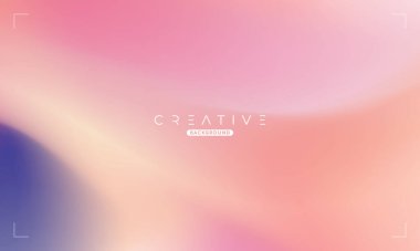 Soyut sıvı gradyan arkaplan. Mavi ve Pembe Sıvı Renk Gradyanı. Reklamlar, Banner, Poster, Kapak, Web, Broşür, Duvar Kağıdı ve Broşür için Tasarım Şablonu. Vektör.