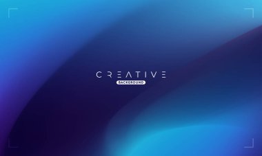 Soyut sıvı gradyan arkaplan. Mavi Sıvı Renk Gradyanı. Reklamlar, Banner, Poster, Kapak, Web, Broşür, Duvar Kağıdı ve Broşür için Tasarım Şablonu. Vektör.