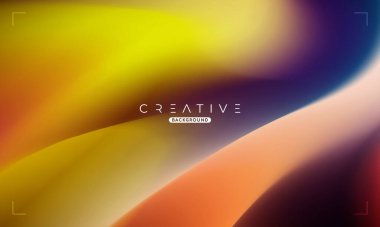 Soyut sıvı gradyan arkaplan. Siyah ve Turuncu Sıvı Renk Gradyanı. Reklamlar, Banner, Poster, Kapak, Web, Broşür, Duvar Kağıdı ve Broşür için Tasarım Şablonu. Vektör.