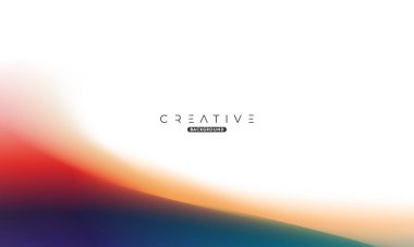 Soyut sıvı gradyan arkaplan. Mavi ve Turuncu Sıvı Renk Gradyanı. Reklamlar, Banner, Poster, Kapak, Web, Broşür, Duvar Kağıdı ve Broşür için Tasarım Şablonu. Vektör.