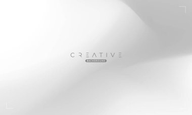 Soyut sıvı gradyan arkaplan. Beyaz ve Gri Akışkan Renk Gradyanı. Reklamlar, Banner, Poster, Kapak, Web, Broşür, Duvar Kağıdı ve Broşür için Tasarım Şablonu. Vektör.