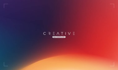 Soyut sıvı gradyan arkaplan. Mavi ve Turuncu Sıvı Renk Gradyanı. Reklamlar, Banner, Poster, Kapak, Web, Broşür, Duvar Kağıdı ve Broşür için Tasarım Şablonu. Vektör.