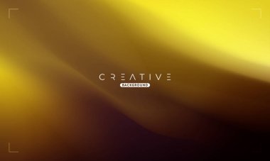 Soyut sıvı gradyan arkaplan. Altın ve Siyah Akışkan Renk Gradyanı. Reklamlar, Banner, Poster, Kapak, Web, Broşür, Duvar Kağıdı ve Broşür için Tasarım Şablonu. Vektör.