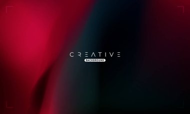 Soyut sıvı gradyan arkaplan. Kırmızı ve Siyah Akışkan Renk Gradyanı. Reklamlar, Banner, Poster, Kapak, Web, Broşür, Duvar Kağıdı ve Broşür için Tasarım Şablonu. Vektör.