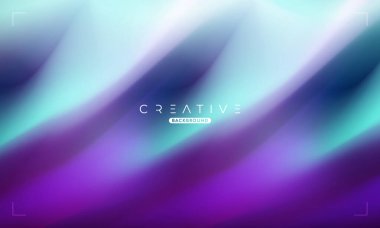 Soyut sıvı gradyan arkaplan. Yeşil ve Mor Sıvı Renk Gradyanı. Reklamlar, Banner, Poster, Kapak, Web, Broşür, Duvar Kağıdı ve Broşür için Tasarım Şablonu. Vektör.