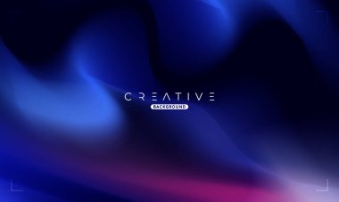 Soyut sıvı gradyan arkaplan. Mavi ve Pembe Sıvı Renk Gradyanı. Reklamlar, Banner, Poster, Kapak, Web, Broşür, Duvar Kağıdı ve Broşür için Tasarım Şablonu. Vektör.