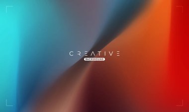 Soyut sıvı gradyan arkaplan. Kırmızı ve Mavi Akışkan Renk Gradyanı. Reklamlar, Banner, Poster, Kapak, Web, Broşür, Duvar Kağıdı ve Broşür için Tasarım Şablonu. Vektör.