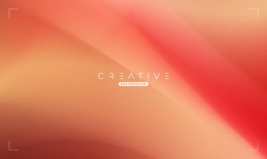 Soyut sıvı gradyan arkaplan. Turuncu ve Kırmızı Akışkan Renk Gradyanı. Reklamlar, Banner, Poster, Kapak, Web, Broşür, Duvar Kağıdı ve Broşür için Tasarım Şablonu. Vektör.