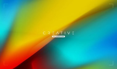 Soyut sıvı gradyan arkaplan. Renkli Sıvı Rengi Gradyanı. Reklamlar, Banner, Poster, Kapak, Web, Broşür, Duvar Kağıdı ve Broşür için Tasarım Şablonu. Vektör.