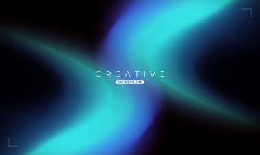 Soyut sıvı gradyan arkaplan. Mavi ve Siyah Akışkan Renk Gradyanı. Reklamlar, Banner, Poster, Kapak, Web, Broşür, Duvar Kağıdı ve Broşür için Tasarım Şablonu. Vektör.