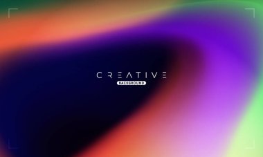 Soyut sıvı gradyan arkaplan. Renkli Sıvı Rengi Gradyanı. Reklamlar, Banner, Poster, Kapak, Web, Broşür, Duvar Kağıdı ve Broşür için Tasarım Şablonu. Vektör.