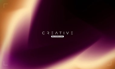 Soyut sıvı gradyan arkaplan. Turuncu ve Mor Sıvı Renk Gradyanı. Reklamlar, Banner, Poster, Kapak, Web, Broşür, Duvar Kağıdı ve Broşür için Tasarım Şablonu. Vektör.