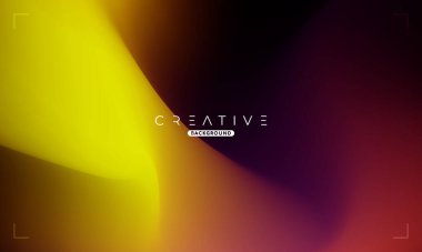 Soyut sıvı gradyan arkaplan. Turuncu ve Sarı Sıvı Renk Gradyanı. Reklamlar, Banner, Poster, Kapak, Web, Broşür, Duvar Kağıdı ve Broşür için Tasarım Şablonu. Vektör.