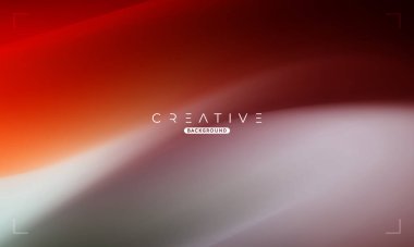 Soyut sıvı gradyan arkaplan. Turuncu ve Beyaz Akışkan Renk Gradyanı. Reklamlar, Banner, Poster, Kapak, Web, Broşür, Duvar Kağıdı ve Broşür için Tasarım Şablonu. Vektör.