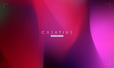 Soyut sıvı gradyan arkaplan. Kırmızı ve Mor Sıvı Renk Gradyanı. Reklamlar, Banner, Poster, Kapak, Web, Broşür, Duvar Kağıdı ve Broşür için Tasarım Şablonu. Vektör.