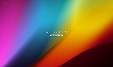 Soyut sıvı gradyan arkaplan. Renkli Sıvı Rengi Gradyanı. Reklamlar, Banner, Poster, Kapak, Web, Broşür, Duvar Kağıdı ve Broşür için Tasarım Şablonu. Vektör.