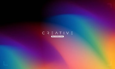 Soyut sıvı gradyan arkaplan. Renkli Sıvı Rengi Gradyanı. Reklamlar, Banner, Poster, Kapak, Web, Broşür, Duvar Kağıdı ve Broşür için Tasarım Şablonu. Vektör.