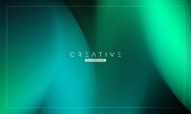 Soyut sıvı gradyan arkaplan. Sıvı renk karışımı. Yeşil ve Siyah renk karışımı. Reklamlarınız için Modern Tasarım Şablonu, Banner, Poster, Kapak, Web, Broşür ve Broşür. Vektör Eps 10