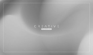 Soyut sıvı gradyan arkaplan. Sıvı renk karışımı. Beyaz ve gri renk karışımı. Reklamlarınız için Modern Tasarım Şablonu, Banner, Poster, Kapak, Web, Broşür ve Broşür. Vektör Eps 10