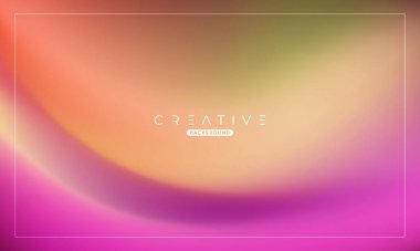 Soyut sıvı gradyan arkaplan. Sıvı renk karışımı. Mor ve Turuncu renk karışımı. Reklamlarınız için Modern Tasarım Şablonu, Banner, Poster, Kapak, Web, Broşür ve Broşür. Vektör Eps 10