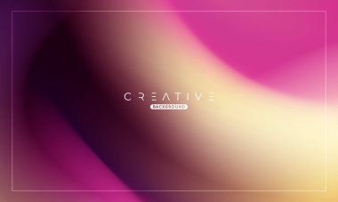 Soyut sıvı gradyan arkaplan. Sıvı renk karışımı. Mor ve Turuncu renk karışımı. Reklamlarınız için Modern Tasarım Şablonu, Banner, Poster, Kapak, Web, Broşür ve Broşür. Vektör Eps 10