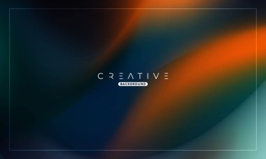 Soyut sıvı gradyan arkaplan. Sıvı renk karışımı. Mavi ve Turuncu renk karışımı. Reklamlarınız için Modern Tasarım Şablonu, Banner, Poster, Kapak, Web, Broşür ve Broşür. Vektör Eps 10